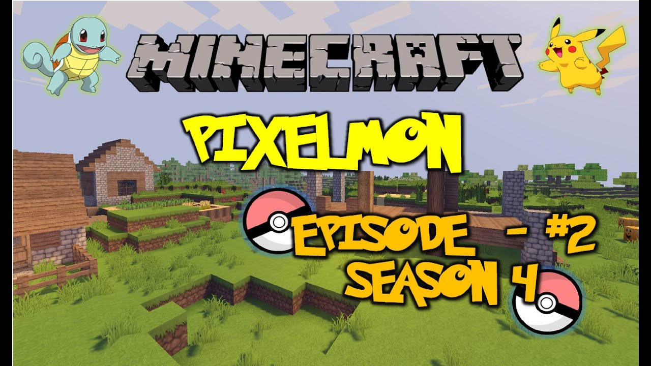 Minecraft: Pixelmon - Эпизод 2 - Начало постройки дома (Pokemon Mod)