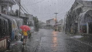 EXTREME WEATHER HEAVY RAINFALL⚡🌧️ MOST INTENSE HEAVY RAIN AND WINDSTORM IN INDONESIA screenshot 2