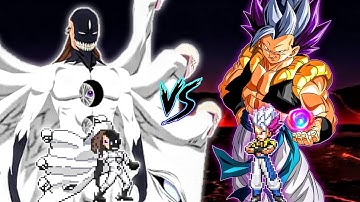Unbelievable😨 | Aizen OP V2 (all form) (New) VS Gogeta Ultra Ego Instinct OP in Jump Force #mugen