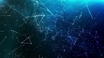 Floating Blue Plexus Background