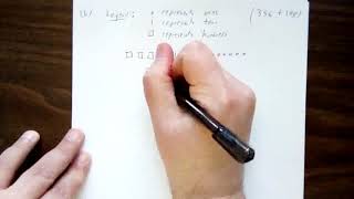 Left-to-right addition algorithm:  example, drawings, and justification