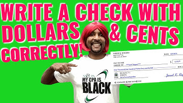 ✅How To Write A Check Correctly With Dollars and Cents 🔴| MMMM
