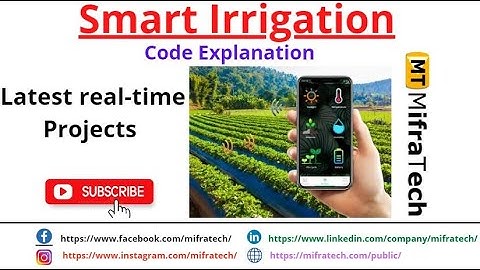 Smart Irrigation System Code Explanation - Mifratech#besthardwareprojects#recentenggprojects