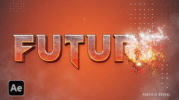 Particle Text Reveal | After Effects Tutorial