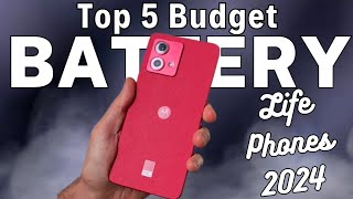 Top 5 : Budget Long Battery Life Phones 2024