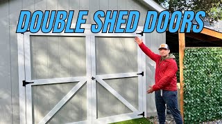 How to Build and Install Double Shed Doors on a Budget