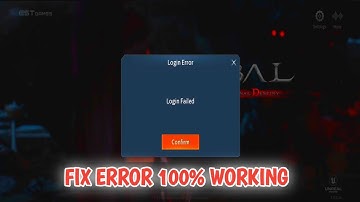 HOW TO FIX Log in Error or Login Failed in Cabal Red Mobile
