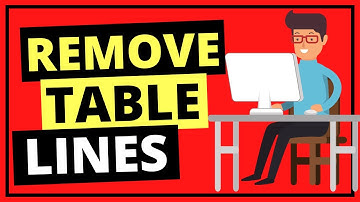 How to Remove Table Lines In Google Docs - Quickly 👌✌