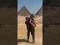 Just Terence Crawford and Jai Opetaia having a tussle in front of the Pyramids of Giza 😂
