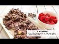 NO BAKE Desserts | 3 Ingredients | Valentine’s Desserts in 3 Minutes! | Gluten-Free, Vegan, Keto