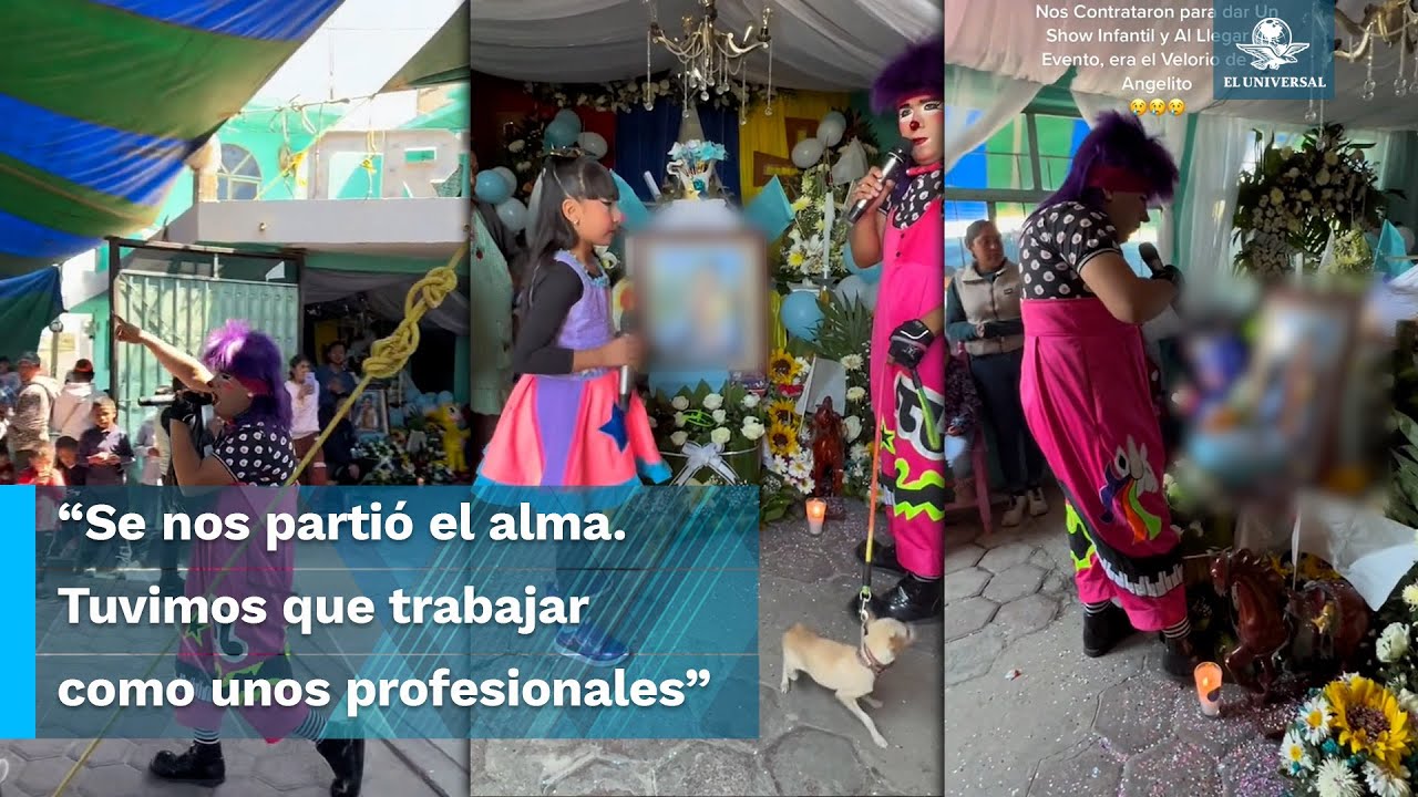 Contratan a payasos y al llegar se dan cuenta que era para funeral de un niño