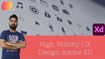 High Fidelity UX Design Adobe XD | UI Design #5