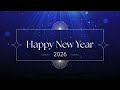 Blue Happy New Years Background loop 2026