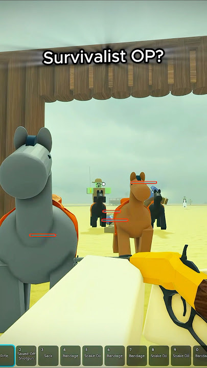 Is the Survivalist OP in Dead Rails? #roblox #deadrails
