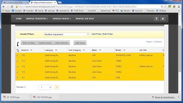 Trimble Asset Manager: Using Map Feature