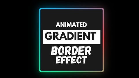 Animated Gradient Border in CSS | HINDI @slayingthedragon