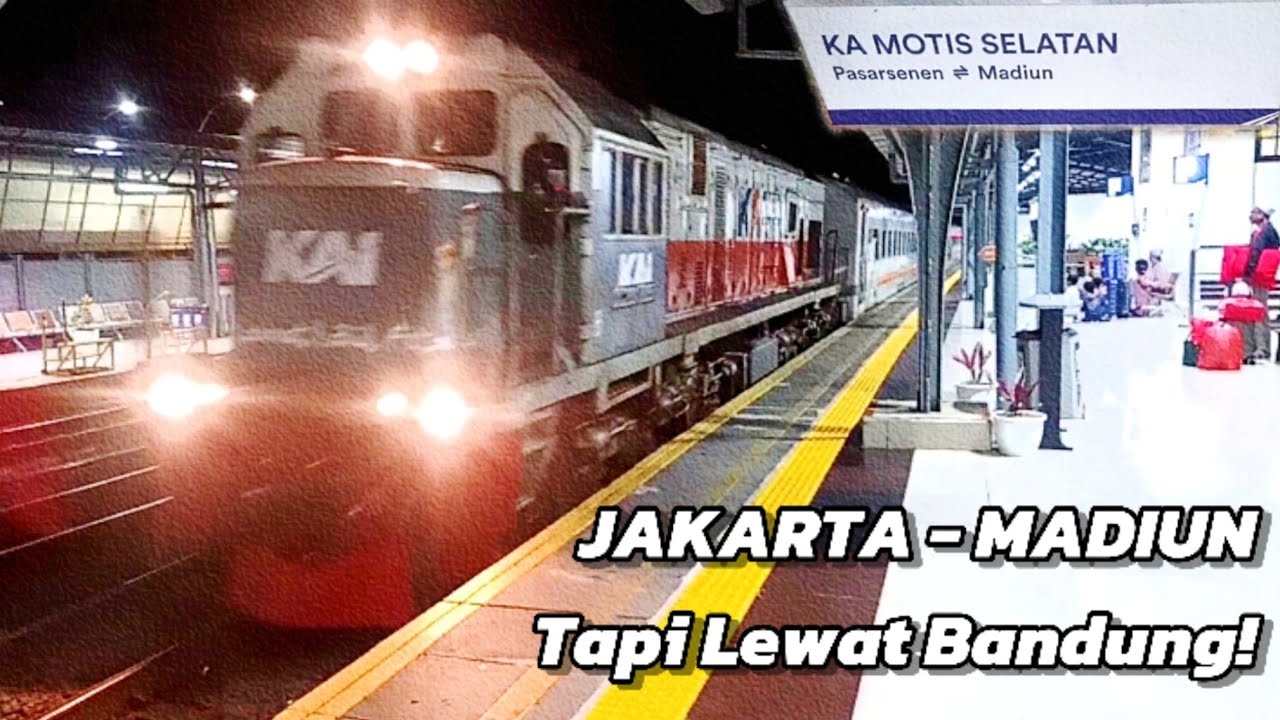 14 JAM NAIK KERETA JAKARTA - JOGJA DI KURSI TEGAK! Naik KA Motis ...