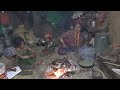 Nepali village || Cooking potatoes and molasses vegetables in the village