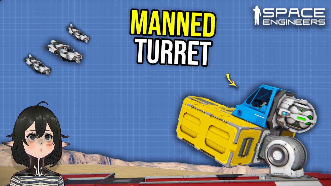 Crewed Ship Turret on Star Citizen Versus Space Engineers - YouTube