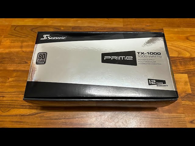 Seasonic 1000w Prime Ultra 1000TR - 80 PLUS® TITANIUM