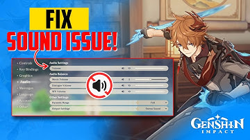 How to Fix No Sound in Genshin Impact on PC | Audio Problem in Genshin Impact