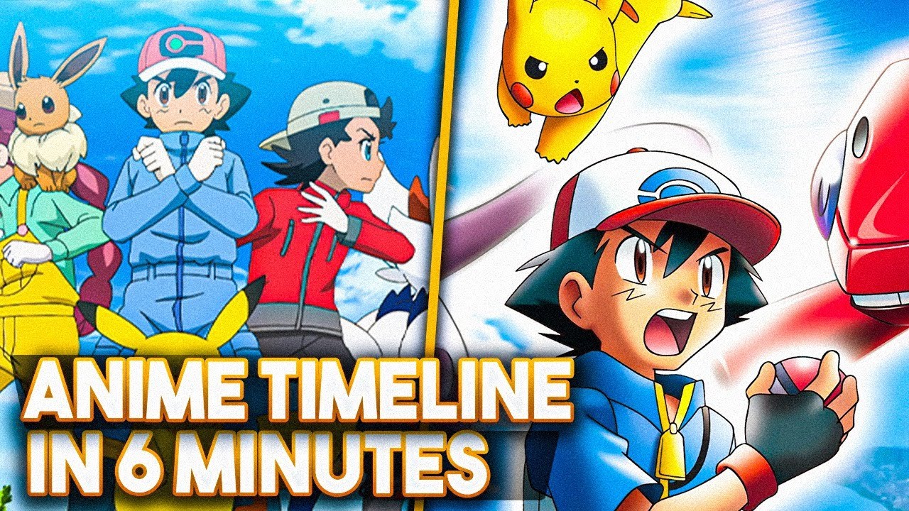 The Complete Pokemon Anime Timeline! | Part 1: The Original Series (Kanto,  Orange Isles, & Johto) - YouTube