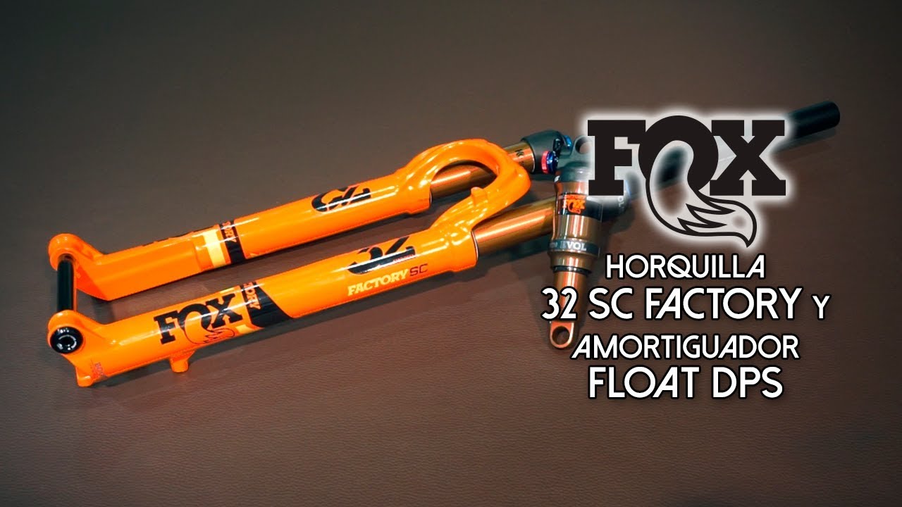 en lugar Ciencias Sociales algo Horquilla 32 SC Factory y amortiguador Float DPS de FOX - YouTube
