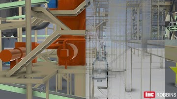Typical Mineral Separation Plant Wireframe and Solid Modelling