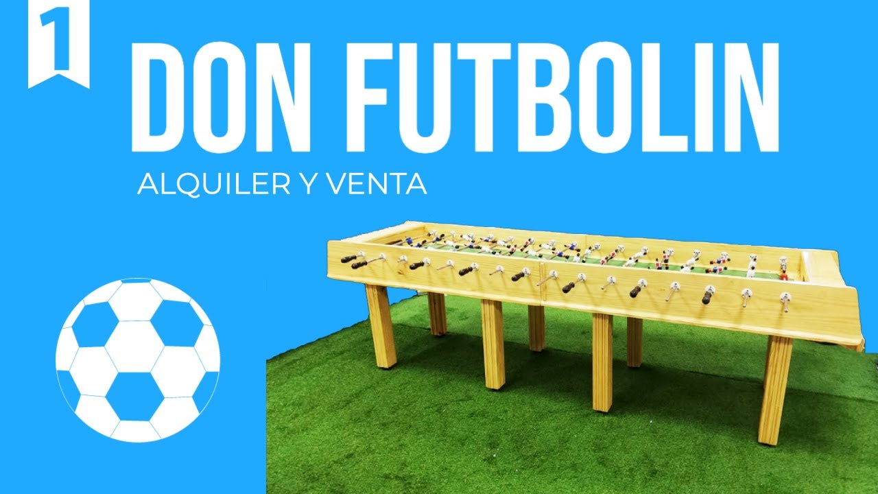 Como hacer un futbolin casero