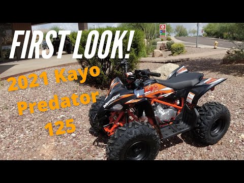 First Look! 2021 Kayo Predator 125 Sport Quad | Review and Detailed Breakdown