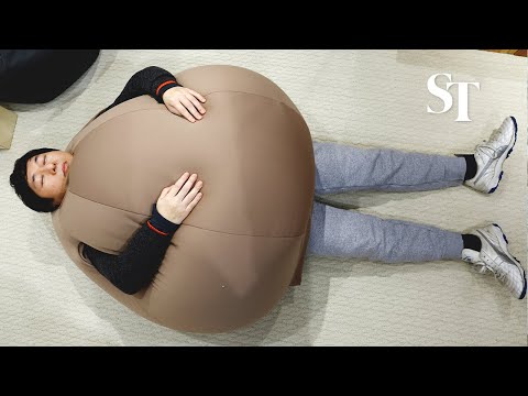 Japanese wearable beanbag lets you chill anywhere