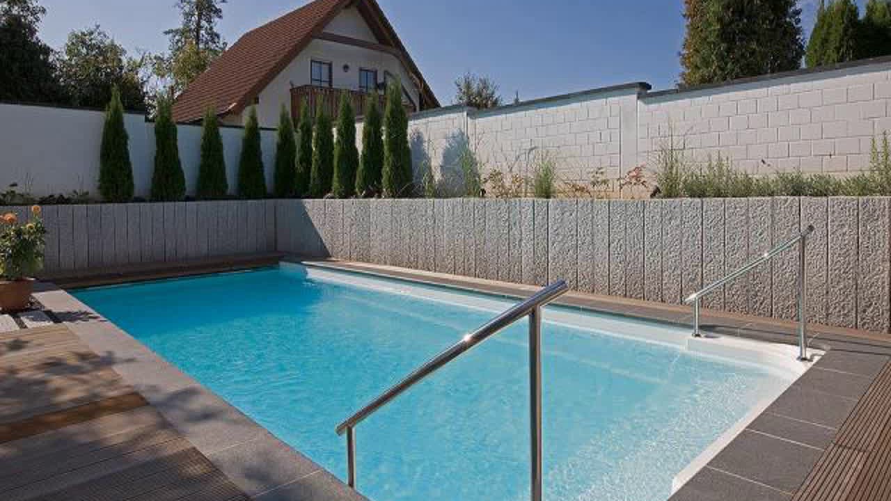 Schwimmbad Betonieren - YouTube