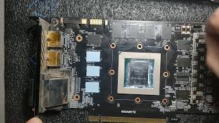 Как поменять термопрокладки на видеокарте GIGABYTE 1080 ti gaming oc