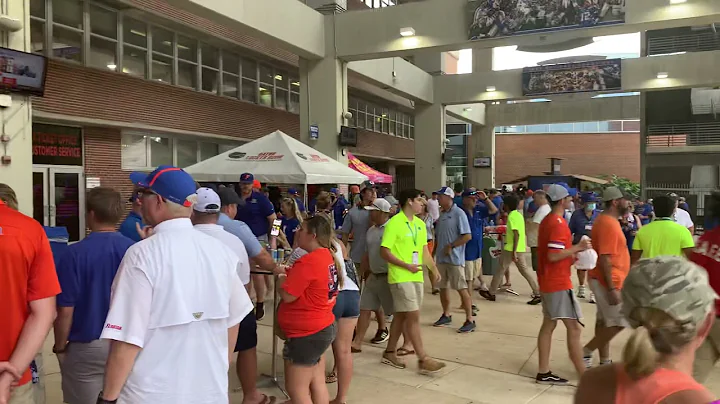 2021 Sept 25 Florida Gators vs Tennessee Gators Food Patio at the Swamp