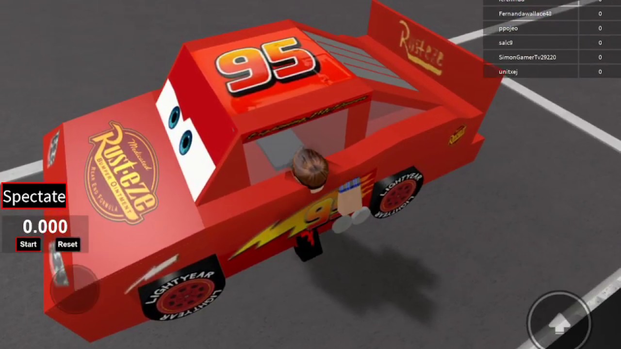 Cars 3 Roblox Youtube - rusteze 95 roblox