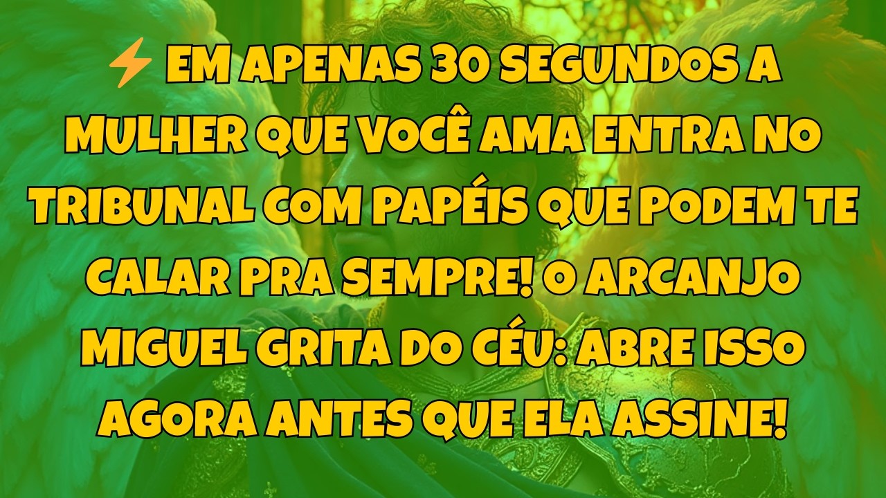 ⚡ EM APENAS 30 SEGUNDOS A MULHER QUE VOCÊ AMA ENTRA NO TRIBUNAL COM PAPÉIS QUE PODEM...