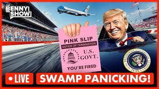 PANIC: Feds FLEE DC After Mass PURGE, Fired USAID Activists EXPOSED | Trump DOMINATES Daytona 500