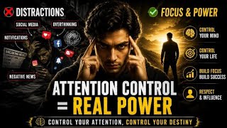 Famous Attention Control = Real Power 🧠 | Psychology Truth That Will Change Your Mindset Wealth