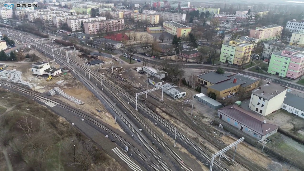 Konin w budowie... cz.3 -02.2019 - Dron.Konin.pl