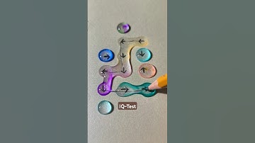 Trò chơi nối các giọt nước cùng hướng mũi tên #iqtest #quiz #games #shorts