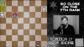 COMPLETE CHESS ENDGAME COURSE | POSITION 27 ROOK ENDGAME 7th Rank