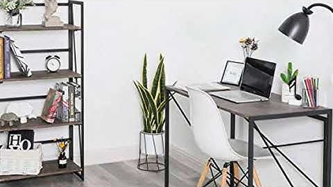 Writing Computer Desk Modern Simple Study Desk Industrial Style Folding Laptop Table for Home Office
