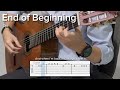 End of beginning by djo easy guitar tab