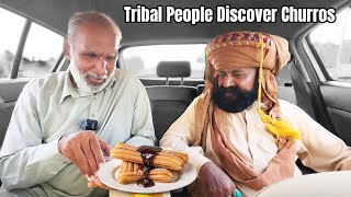 Tribal People Try Hardee's Churros For The First Time