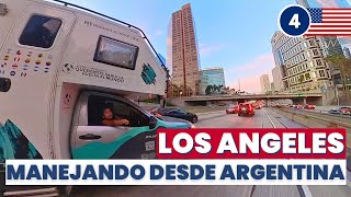 Driving from ARGENTINA 🇦🇷 we arrived at the SECOND largest CITY in the USA 🇺🇸 #LosAngeles 🌎 Ep.04