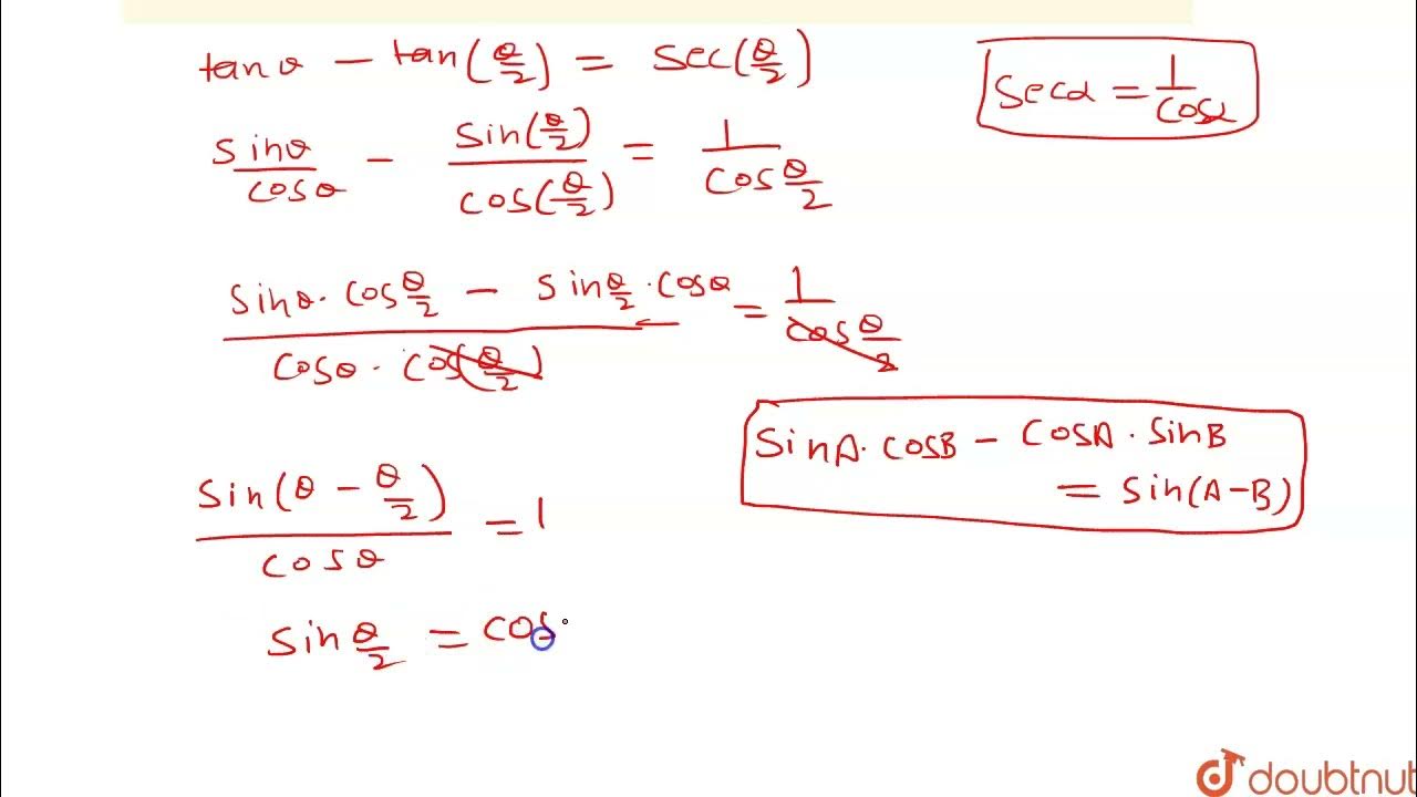 Tantheta tan theta 2 sec theta 2 Then Find Its General Solution 11 tantheta-tan-theta-2-sec-theta-2-then-find-its-general-solution-11