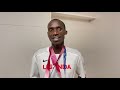 CHEPTEGEI SPEAKS AFTER WINNING 5000M OLYMPICS GOLD MEDAL.