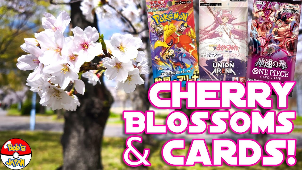 【AAKE】BLOSSOM SEE-THROUGH JP Opening Pokémon Cards Under Cherry Blossoms in Japan