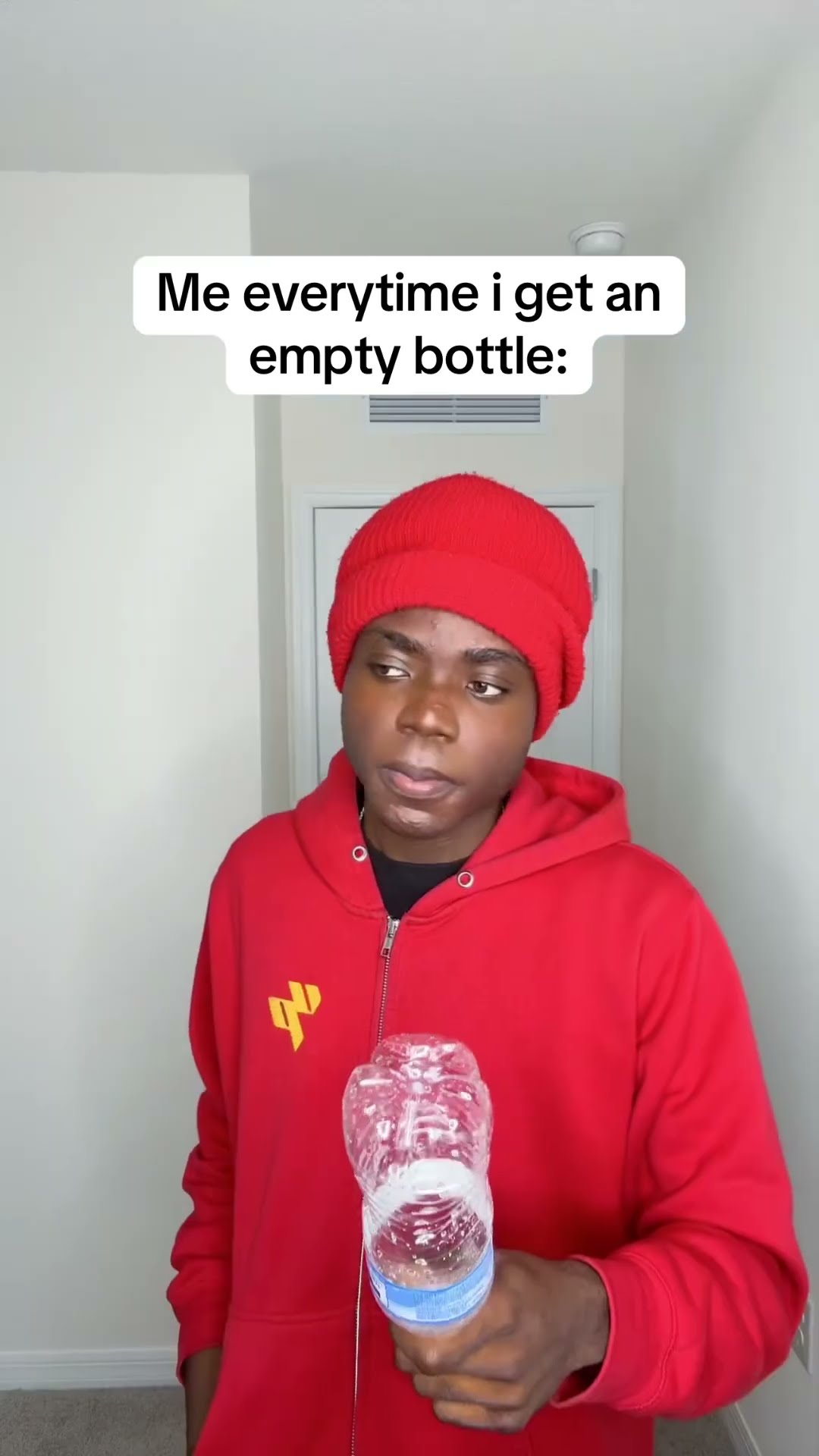 When you get an empty bottle ?