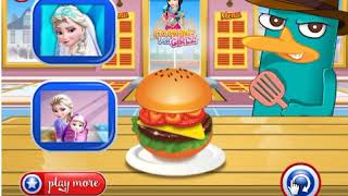 PERRY COCINA HAMBURGUESAS Juegos para niños | | PERRY KITCHEN HAMBURGERS